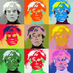 Andy Warhol - Sprayed Paint Art Collection