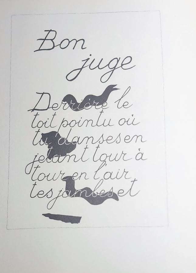 Bon Juge DLM117 Lithograph Print by Georges Braque