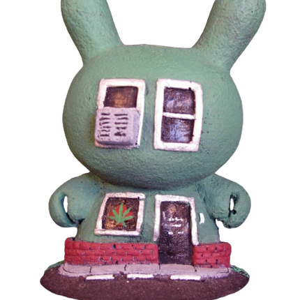 Cannabis Dispensary Original Dunny Town Art Toy by Task One