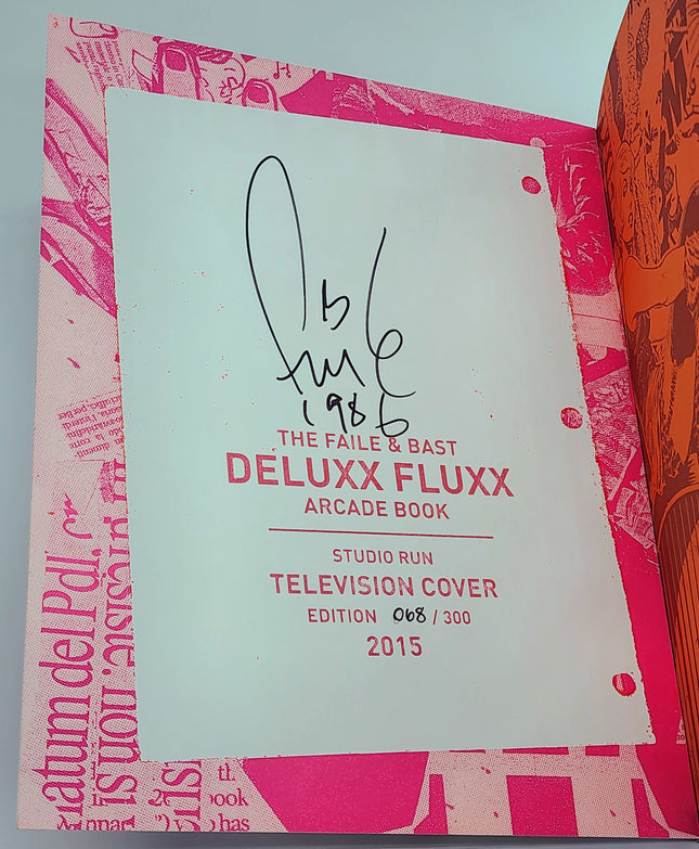 Deluxx Fluxx Arcade Book Television Cover by Faile x Bast- Michael Polimeni