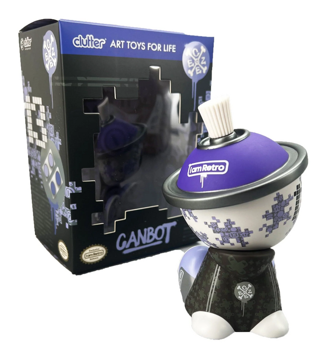 IamRetroBot Canbot Canz Art Toy by IamRetro x Clutter x Czee13