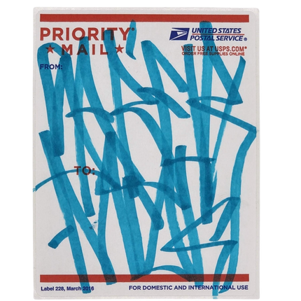 Priority Mail 228-2016 Slap-Up Label Sticker Original Tag Art by Saber Blue 2