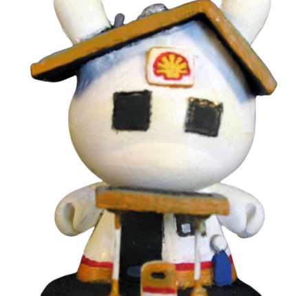 Shell Gas Station Original Dunny Town Art Toy by Task One