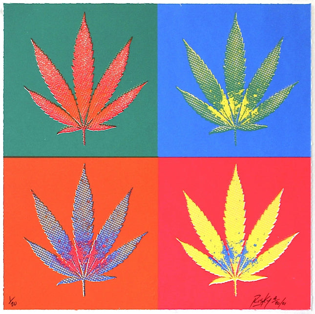 420 Warhol Style #1 Serigraph - Sprayed Paint Art Collection