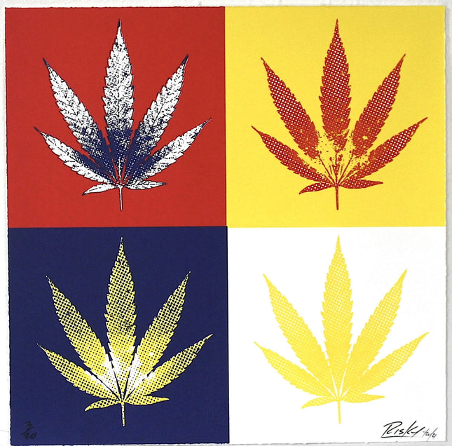 420 Warhol Style #2 Serigraph - Sprayed Paint Art Collection