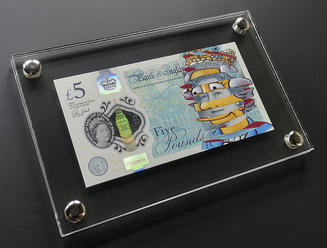 C.R.E.A.M. UK Edition Giclee DTG Print Pound Money by Super A