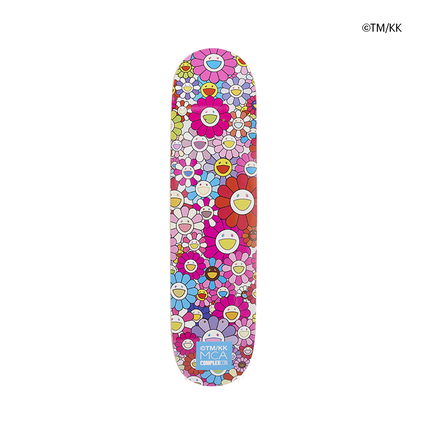 Flower 8.0 Pink Skateboard Art Deck by Takashi Murakami TM/KK