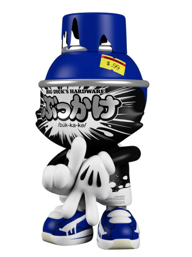 LA Blue SuperKranky 420 Special SuperPlastic Art Toy by OG Slick