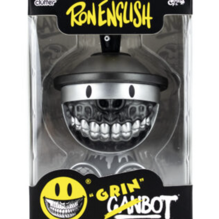 Metallic Grinbot Canbot Canz Art Toy by Ron English x Czee13
