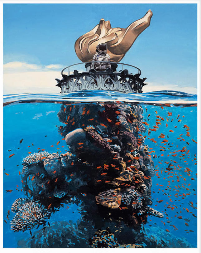 The Reef Giclee Print by Scott Listfield