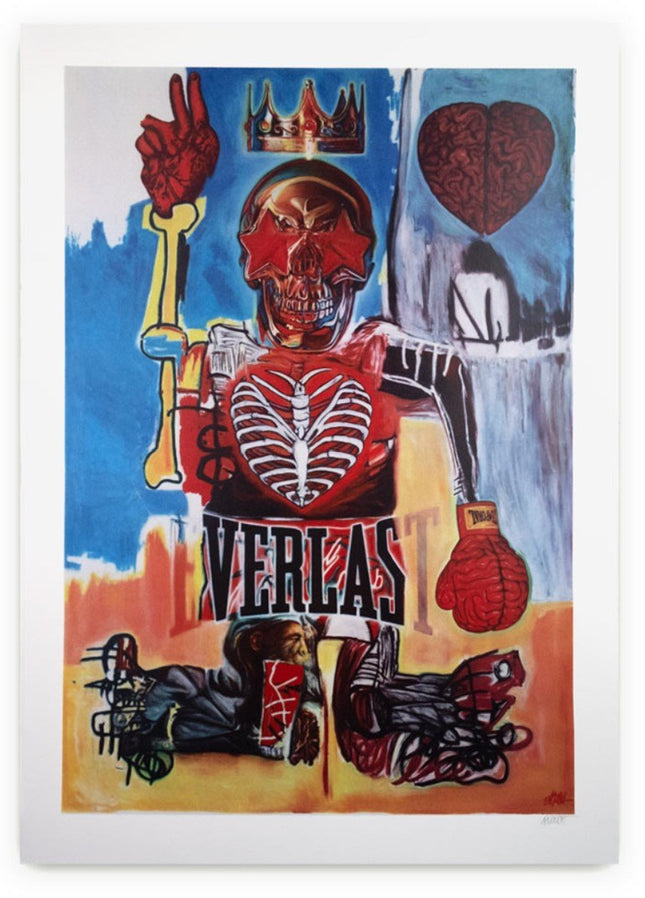Basquiat Boxer Everlast Silkscreen Print by Ron English