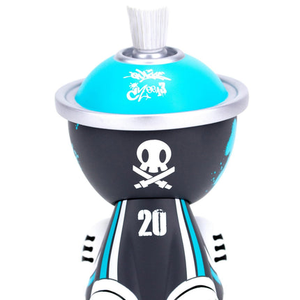 Battle Damaged Heisenberg Blue Canbot Canz Art Toy Figure by Quiccs x Czee13