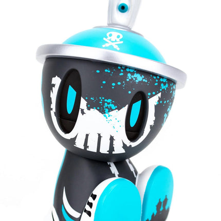 Battle Damaged Heisenberg Blue Canbot Canz Art Toy Figure by Quiccs x Czee13