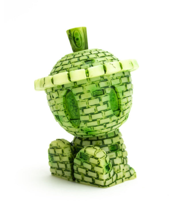 Brickbot Glow In The Dark GID Canbot Canz Art Toy by Kyle Kirwan x Czee13