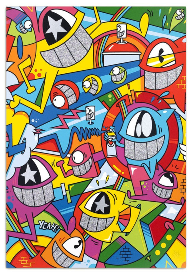 Catch The Stars Special Edition II Serigraph Print by El Pez
