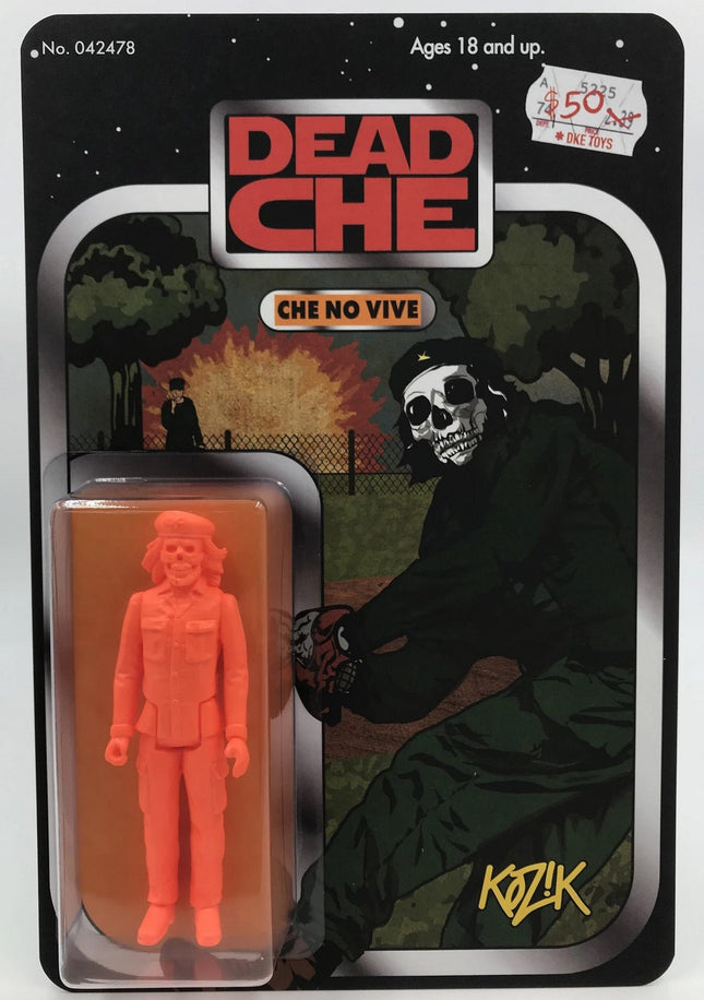 Che No Vive Orange Art Toy by Frank Kozik