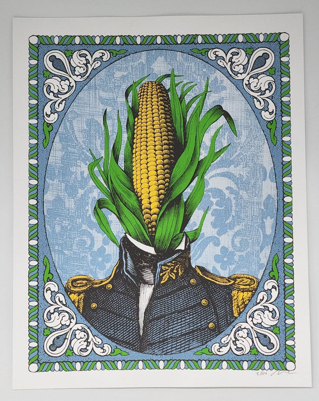 Colonel Corn Giclee Print by Nate Duval