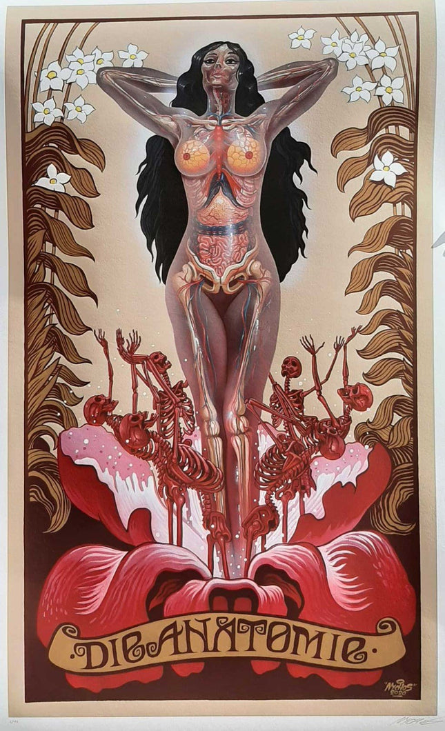 Die Anatomie Archival Print by Nychos
