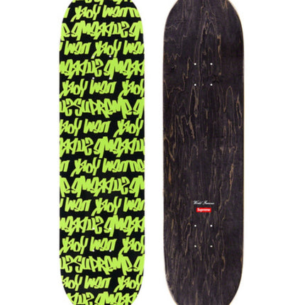 Fat Tip Black Skateboard Art Deck by Supreme