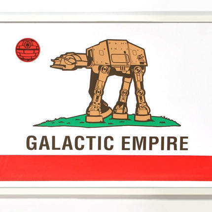 Galactic Empire Silkscreen Print by Sket-One