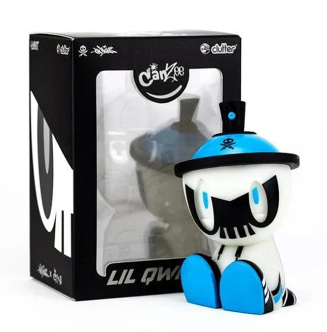 Ghost Lil Qwiky GID 5oz Canbot Canz Art Toy Figure by Quiccs x Czee13