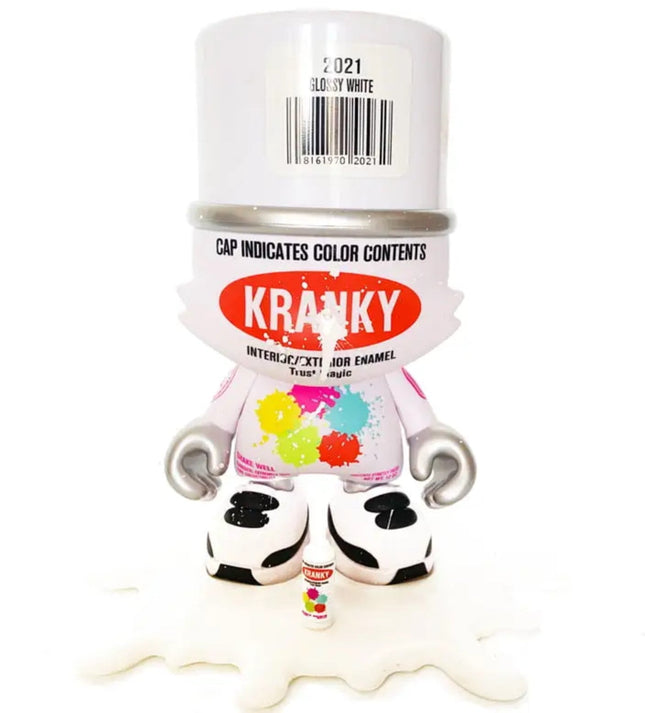 Glossy White AP SuperKranky HPM Art Toy by Sket- One x SuperPlastic