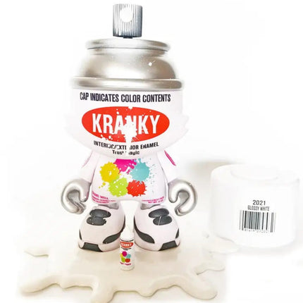 Glossy White AP SuperKranky HPM Art Toy by Sket- One x SuperPlastic
