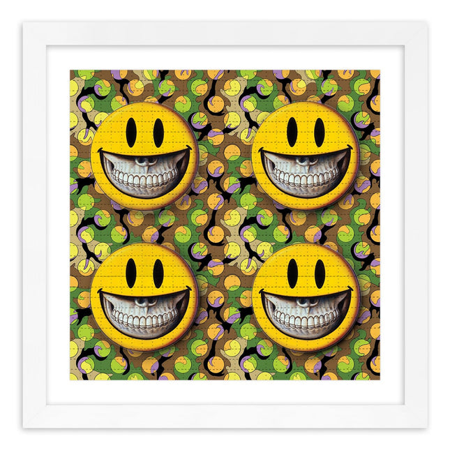 Grin Blotter Blotter Paper Archival Print by Ron English