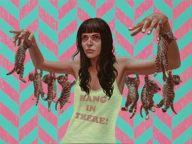 Hang In There Giclee Print by Casey Weldon
