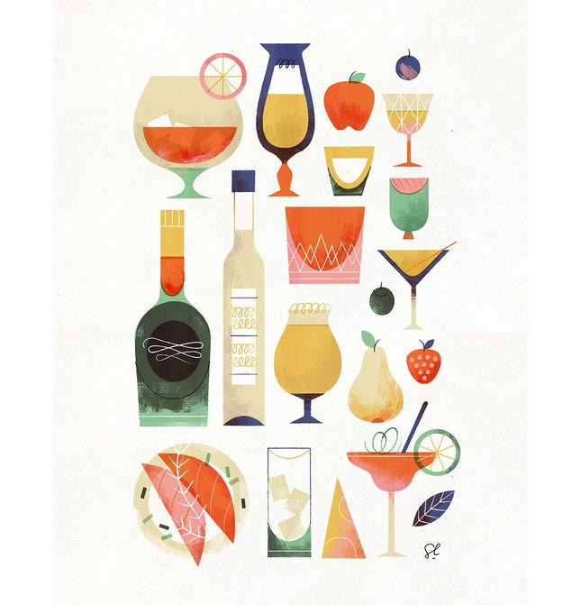 Happy Hour Giclee Print by Sol Linero