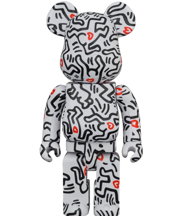 Keith Haring #8 100% & 400% Be@rbrick - Sprayed Paint Art Collection