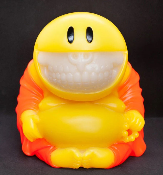 Mad Happy Monk Grin Orange Art Toy by Ron English