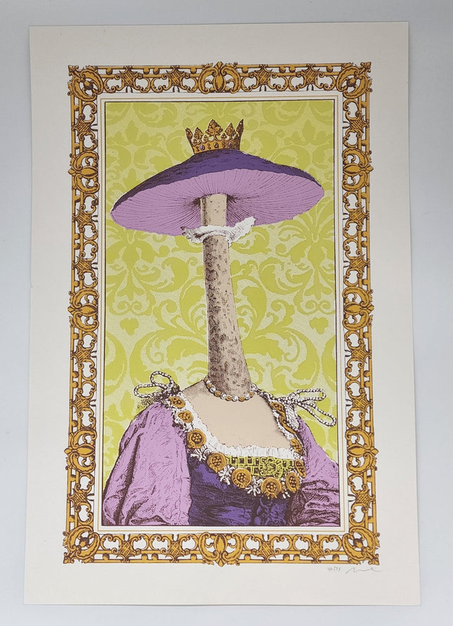 Mushroom Queen Giclee Print by Nate Duval