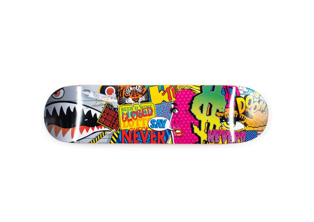 Never Say Never Deck Skateboard Deck by Denial- Daniel Bombardier