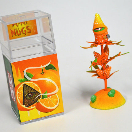 Orangeade Stoned Eye Mini Nugs Sculpture by Nugg Life NY- Ian Ziobrowski