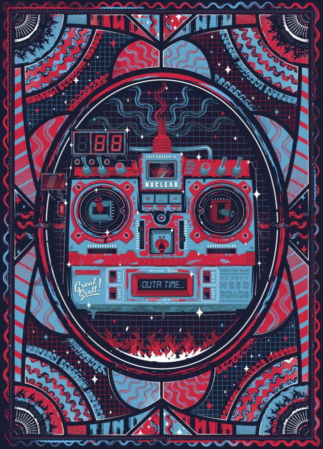 Outta Time Controller Giclee Print by Tom Mac