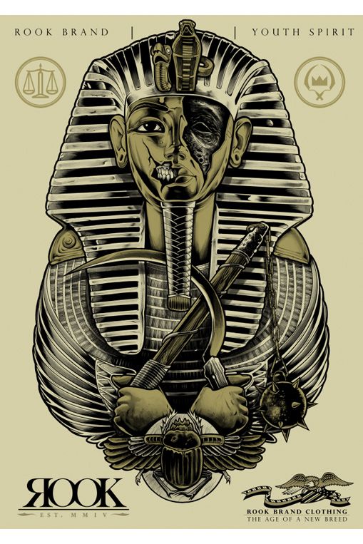 Pharaoh Skull AP Silkscreen Print by Joe King
