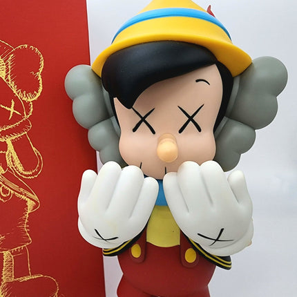 Pinocchio & Jiminy Cricket Disney Companion Fine Art Toy by Kaws- Brian Donnelly
