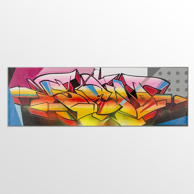 Pop Graff Original Spray Paint Acrylic Mixed Media Painting by Sen2