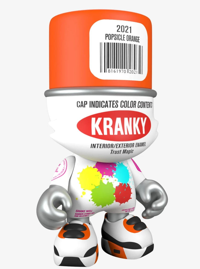 Popsicle Orange SuperKranky SuperPlastic Art Toy by Sket-One