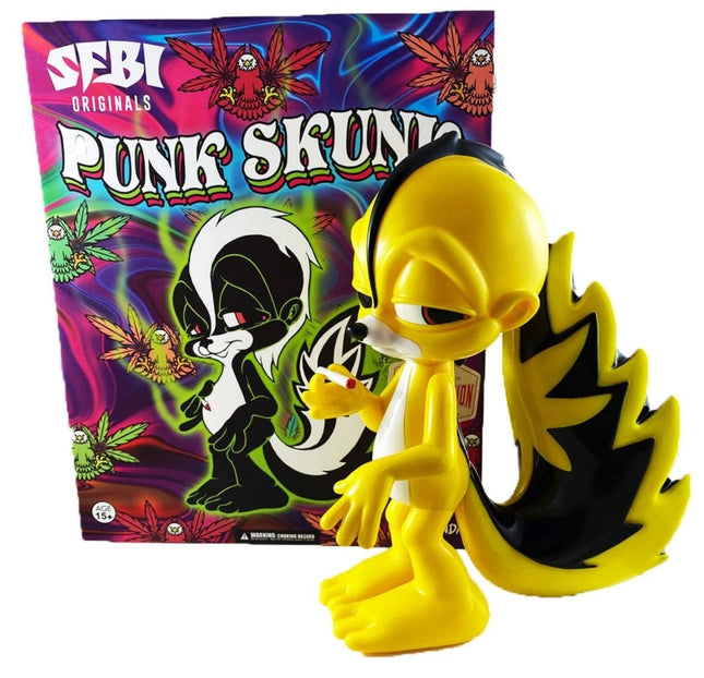 Punk Skunk Astrobite Lemon Medium Art Toy by Ron English