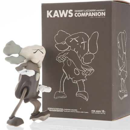 Robert Lazzarini Companion- Brown Fine Art Toy by Kaws- Brian Donnelly