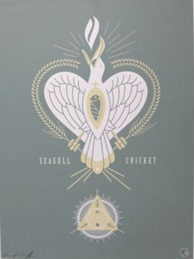 Saved by Seagulls Letterpress Print by Dan Christofferson- Beeteeth