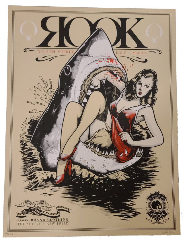 Shark Bite AP Silkscreen Print by Joe King