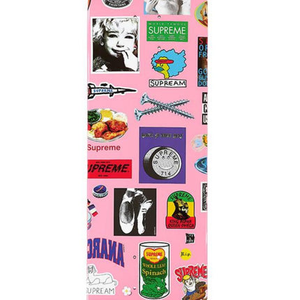 Stickers Pink Skateboard Art Deck by Supreme