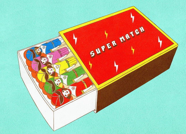 Super Match Box Giclee Print by Naoshi