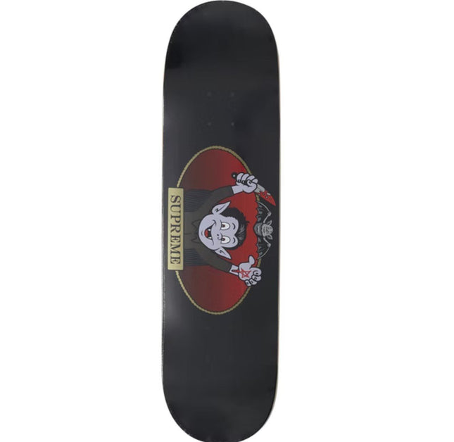 Vampire Boy Black Skateboard Art Deck by Supreme