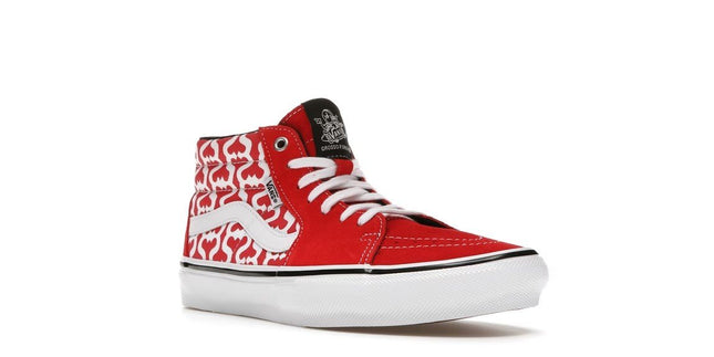 Skate Grosso Mid-Monogram S Logo Red Size 12 by Supreme x Vans Shoes