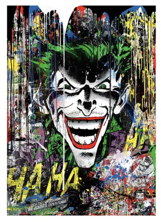 The Joker Silkscreen Print by Mr Brainwash- Thierry Guetta