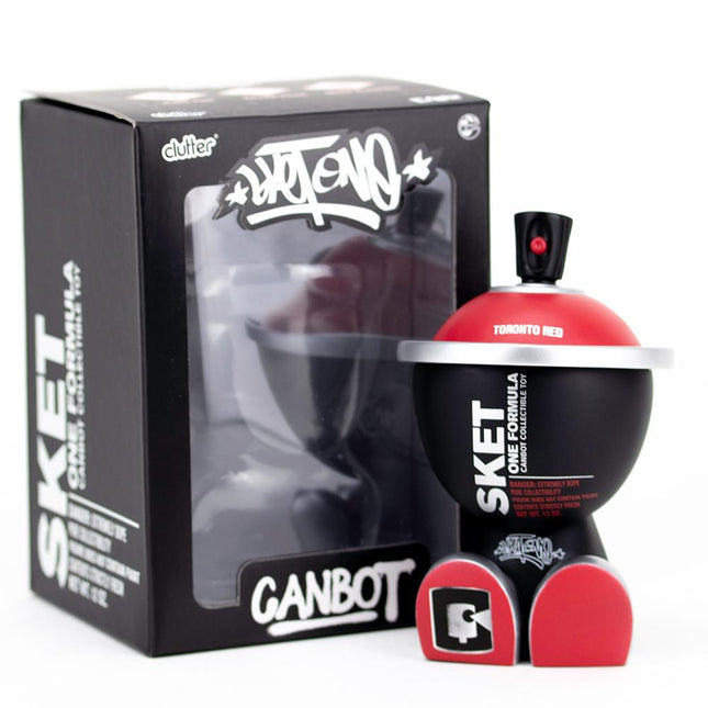Toronto Red Canbot Canz Art Toy Figure by Sket-One x Czee13